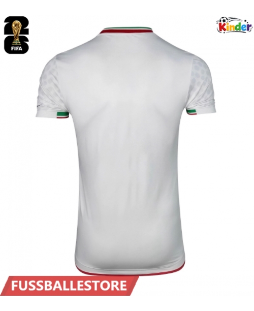 Günstige Iran Heimtrikotsatz Kinder WM 2026 Kurzarm (+ Kurze Hosen)